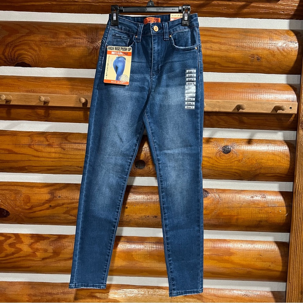 Wax Jean High-Rise Indigo Denim